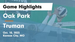 Oak Park  vs Truman  Game Highlights - Oct. 10, 2023