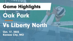 Oak Park  vs Vs Liberty North Game Highlights - Oct. 17, 2023