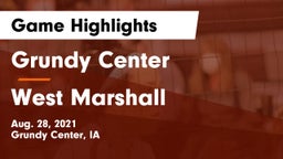 Grundy Center  vs West Marshall  Game Highlights - Aug. 28, 2021