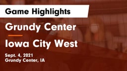 Grundy Center  vs Iowa City West Game Highlights - Sept. 4, 2021