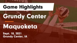 Grundy Center  vs Maquoketa  Game Highlights - Sept. 18, 2021
