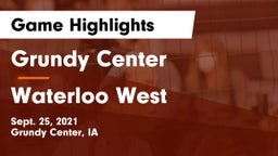 Grundy Center  vs Waterloo West  Game Highlights - Sept. 25, 2021