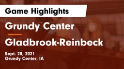 Grundy Center  vs Gladbrook-Reinbeck  Game Highlights - Sept. 28, 2021