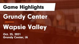 Grundy Center  vs Wapsie Valley  Game Highlights - Oct. 25, 2021