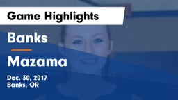 Banks  vs Mazama  Game Highlights - Dec. 30, 2017