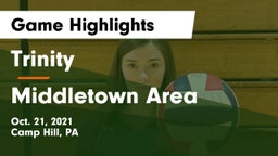 Trinity  vs Middletown Area  Game Highlights - Oct. 21, 2021