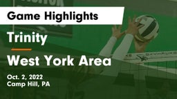 Trinity  vs West York Area  Game Highlights - Oct. 2, 2022
