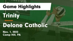 Trinity  vs Delone Catholic  Game Highlights - Nov. 1, 2022