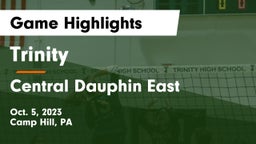 Trinity  vs Central Dauphin East  Game Highlights - Oct. 5, 2023