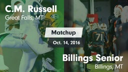 Matchup: Russell  vs. Billings Senior  2016