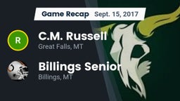 Recap: C.M. Russell  vs. Billings Senior  2017