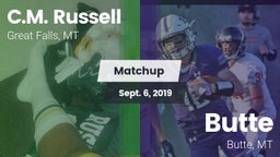 Matchup: Russell  vs. Butte  2019