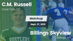 Matchup: Russell  vs. Billings Skyview  2019