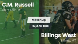 Matchup: Russell  vs. Billings West  2020