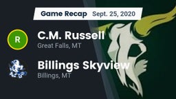 Recap: C.M. Russell  vs. Billings Skyview  2020