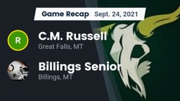 Recap: C.M. Russell  vs. Billings Senior  2021