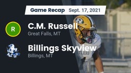 Recap: C.M. Russell  vs. Billings Skyview  2021