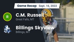 Recap: C.M. Russell  vs. Billings Skyview  2022