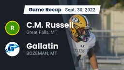 Recap: C.M. Russell  vs. Gallatin  2022