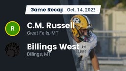 Recap: C.M. Russell  vs. Billings West  2022