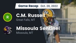 Recap: C.M. Russell  vs. Missoula Sentinel  2022
