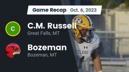 Recap: C.M. Russell  vs. Bozeman  2023
