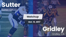 Matchup: Sutter  vs. Gridley  2017
