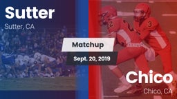 Matchup: Sutter  vs. Chico  2019