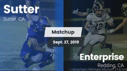 Matchup: Sutter  vs. Enterprise  2019
