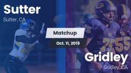 Matchup: Sutter  vs. Gridley  2019