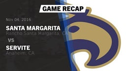 Recap: Santa Margarita  vs. Servite  2016