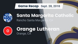 Recap: Santa Margarita Catholic  vs. Orange Lutheran  2018