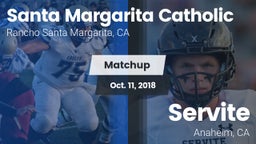 Matchup: Santa Margarita vs. Servite 2018