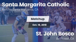 Matchup: Santa Margarita vs. St. John Bosco  2018