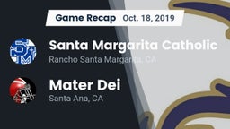 Recap: Santa Margarita Catholic  vs. Mater Dei  2019