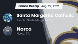 Recap: Santa Margarita Catholic  vs. Norco  2021
