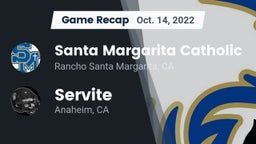 Recap: Santa Margarita Catholic  vs. Servite 2022