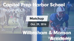 Matchup: Capital Prep Harbor  vs. Wilbraham & Monson Academy  2016