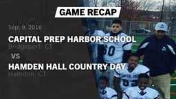 Recap: Capital Prep Harbor School vs. Hamden Hall Country Day  2016