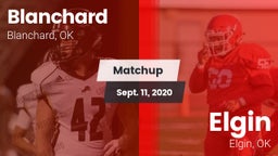 Matchup: Blanchard High vs. Elgin  2020