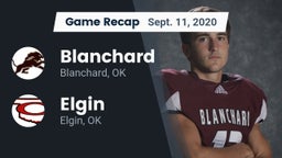 Recap: Blanchard   vs. Elgin  2020