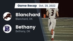 Recap: Blanchard   vs. Bethany  2022