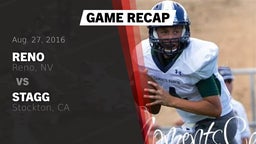 Recap: Reno  vs. Stagg  2016