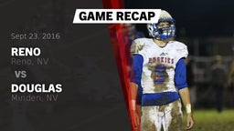 Recap: Reno  vs. Douglas  2016