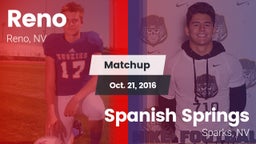Matchup: Reno  vs. Spanish Springs  2016