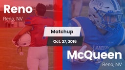 Matchup: Reno  vs. McQueen  2016