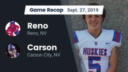 Recap: Reno  vs. Carson  2019