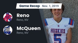 Recap: Reno  vs. McQueen  2019