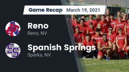 Recap: Reno  vs. Spanish Springs  2021