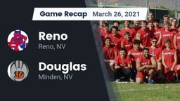 Recap: Reno  vs. Douglas  2021